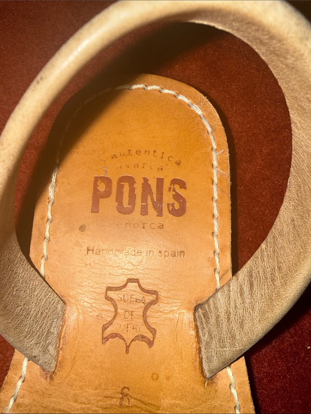 PONS Women’s Leather Slingback Sandal in Taupe - Picture 2 of 7